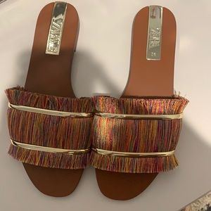 ZARA SPRING 2021 FLAT SANDAL SLIDE